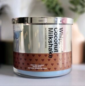 Whipped Coconut Milkshake 3 Wick Candle by Bath and Body Works
